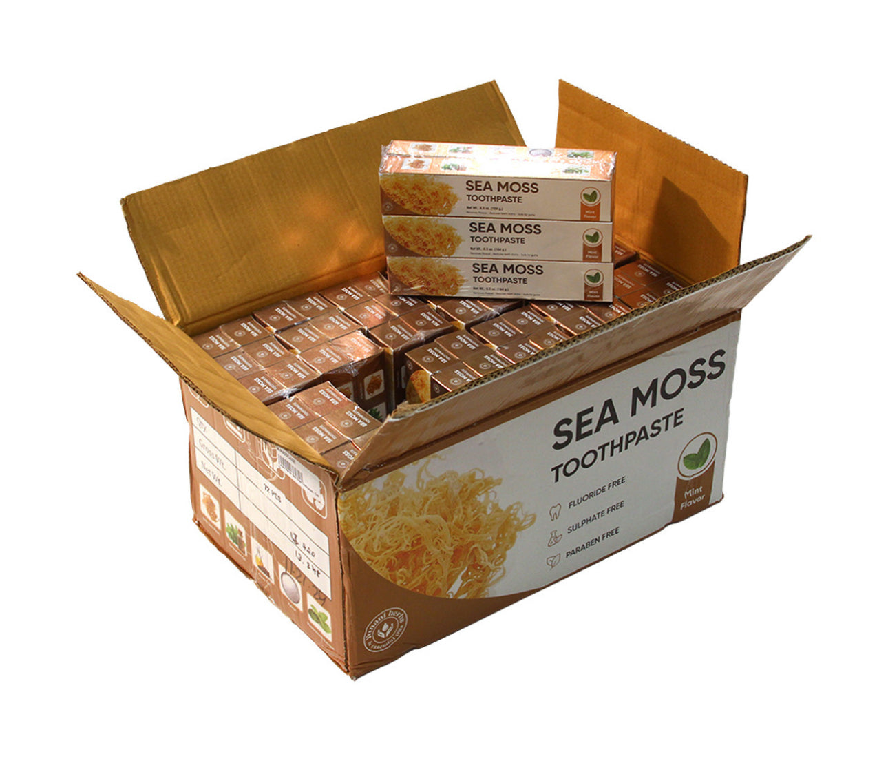 Sea Moss toothpaste- 72 tubes bulk