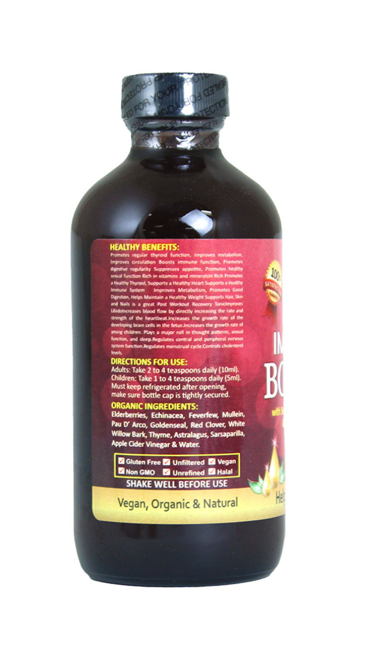 Organic Sea Moss Immunity Booster w/ Elderberry