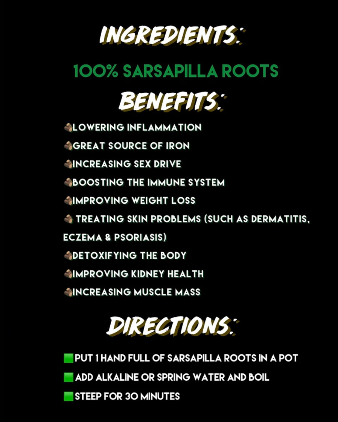 Bulk- Organic Sarsaparilla