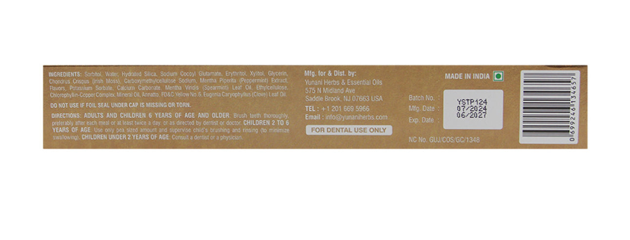 2 tubes- Sea Moss toothpaste
